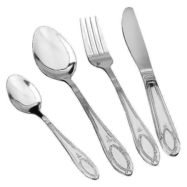 фото Набор столовых приборов 24 предмета, серебристый (40536) mayer&boch