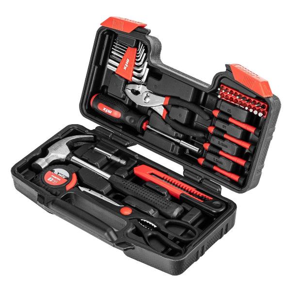 фото Набор ручного инструмента пластиковый кейс, 39 предметов (13423) mtx