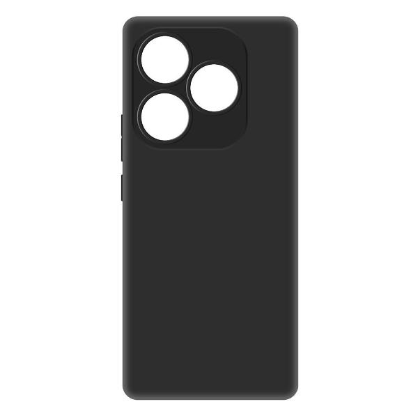 фото Чехол soft case для itel s23+, черный (492116) krutoff