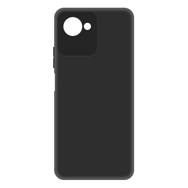 фото Чехол soft case для realme c30s, черный (391514) krutoff