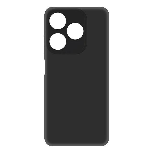 фото Чехол soft case для tecno spark 10, черный (391522) krutoff