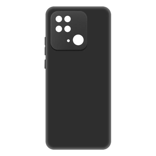 фото Чехол soft case для xiaomi redmi 10c, черный (242556) krutoff