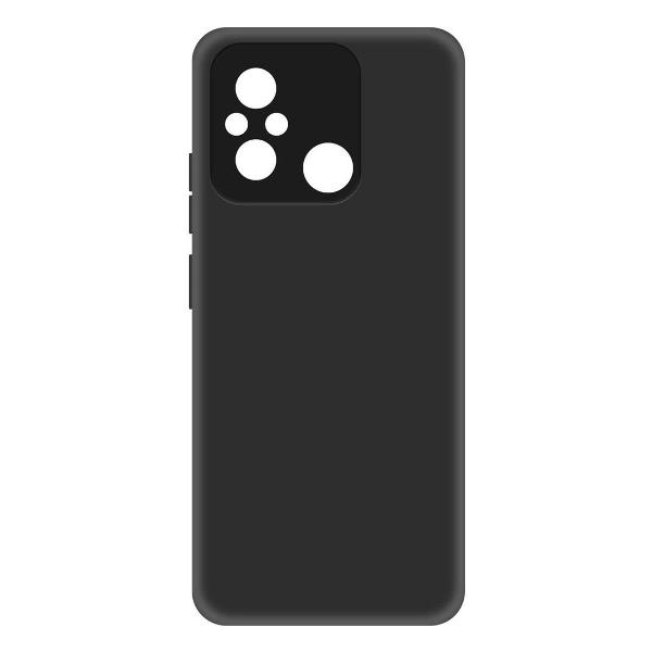 фото Чехол soft case для xiaomi redmi 12c, черный (415462) krutoff