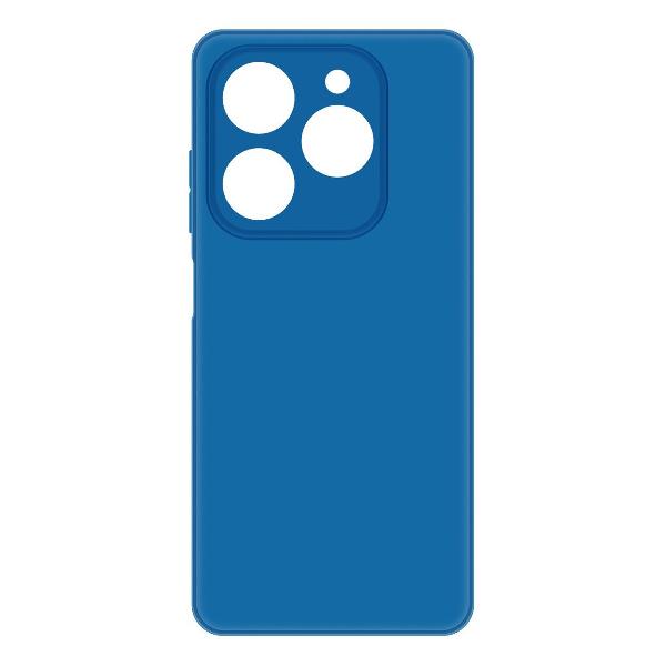 фото Чехол silicone case для tecno spark 20 pro, синий (492190) krutoff