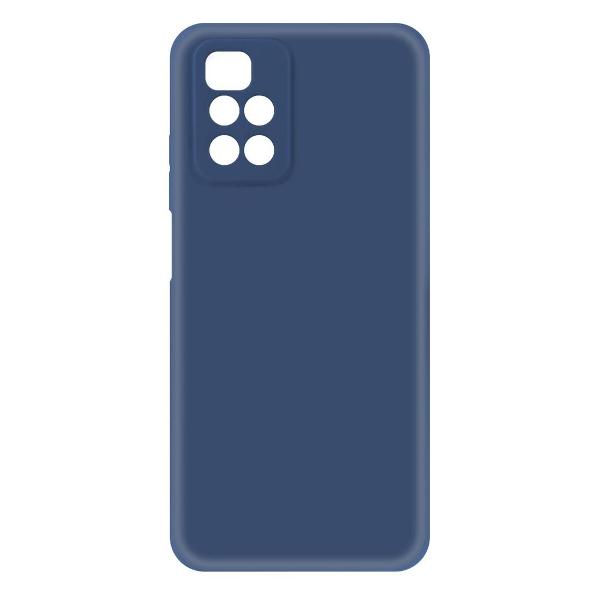 фото Чехол silicone case для xiaomi redmi 10, синий (102458) krutoff