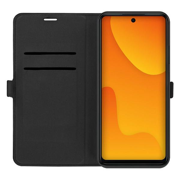 фото Чехол eco book для infinix hot 40 pro "листья паттерн", черный (501471) krutoff