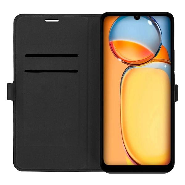 фото Чехол eco book для xiaomi redmi 13c, "букет", черный (500758) krutoff