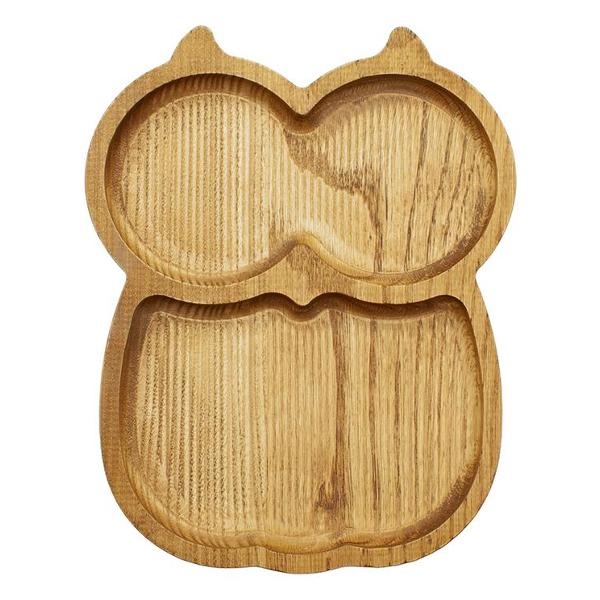 фото Менажница "сова", 18х23 см, дуб (дрв-13/1) uneca