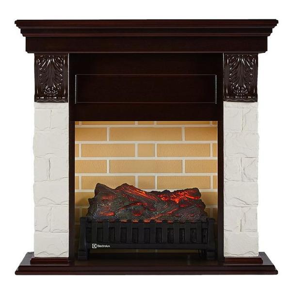 фото Портал forte c, камень белый/шпон темный дуб electrolux