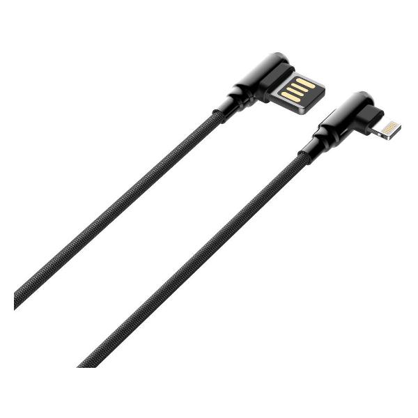 фото Кабель usb/lightning, 1 м, серый (ls421) ldnio