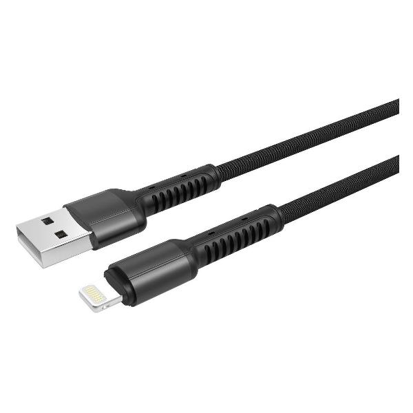 фото Кабель usb/lightning, 1 м, серый (ls63) ldnio