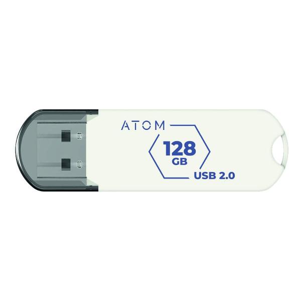 фото Usb-флешка 128gb usb 2.0 (ausb2h2w/128gb) atom