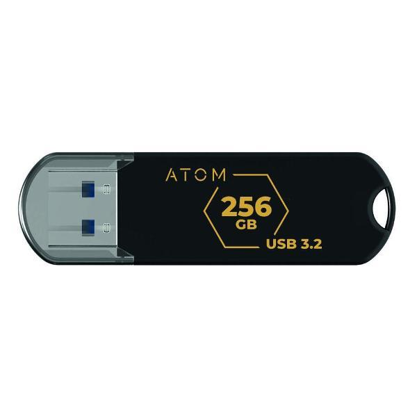 фото Usb-флешка 256gb usb 3.1 (ausb3h2bk/256gb) atom