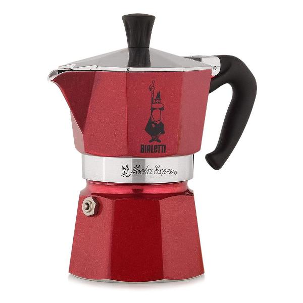 фото Кофеварка гейзерная moka express red (4942) bialetti