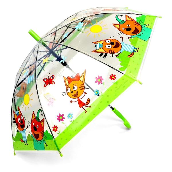 фото Зонт детский "три кота", дизайн 1, полуавтоматический (308136) nd play