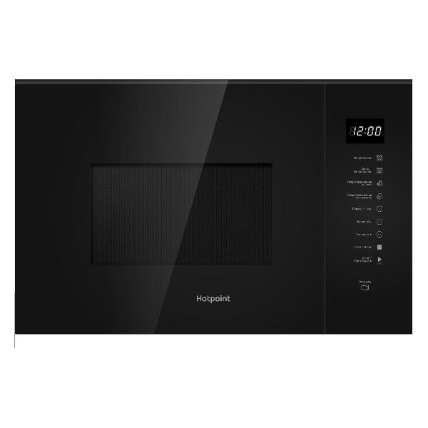 фото Встраиваемая микроволновая печь mf25g bl h hotpoint