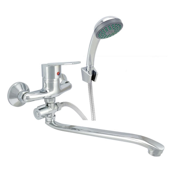 фото Смеситель для ванны и душа с длинным l-изливом (0402.412) istok life