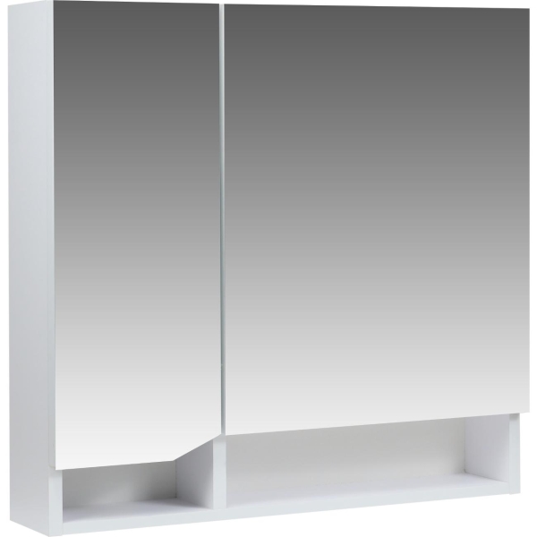 фото Зеркало-шкаф velvet 75, правый, белый (2912.001) toppus