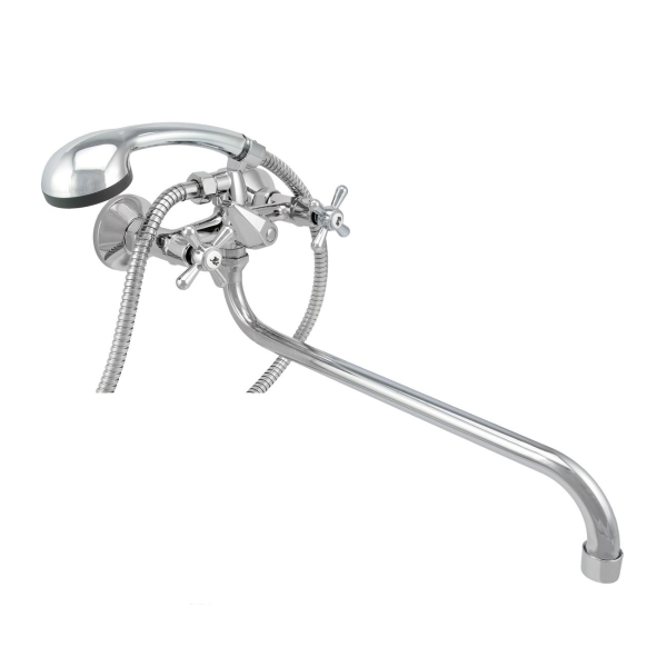 фото Смеситель для ванны и душа luxe, с длинным s-изливом (0402.435) istok life