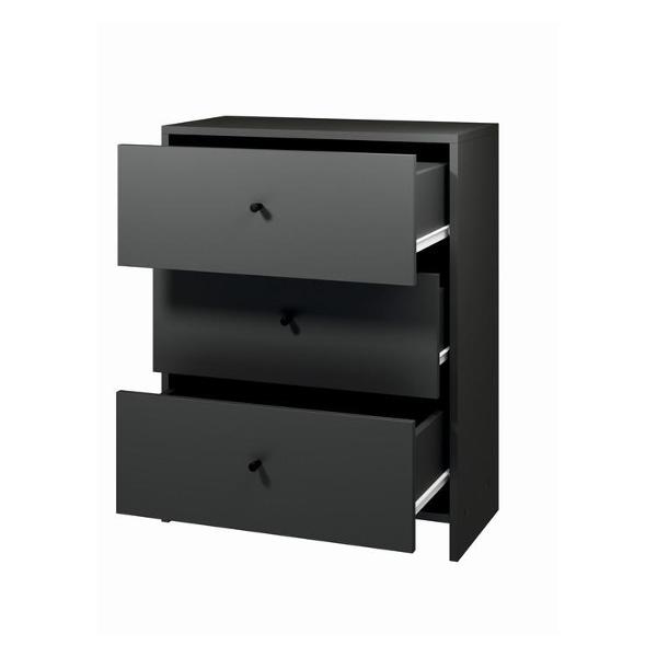 фото Комод 3я-600, 77,6х60х30 см, квадро/антрацит (10530199) нет бренда