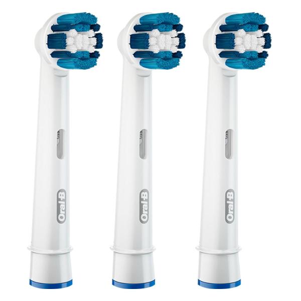 фото Насадки для электрической зубной щетки precision clean, 3 шт (eb 20-3) oral-b