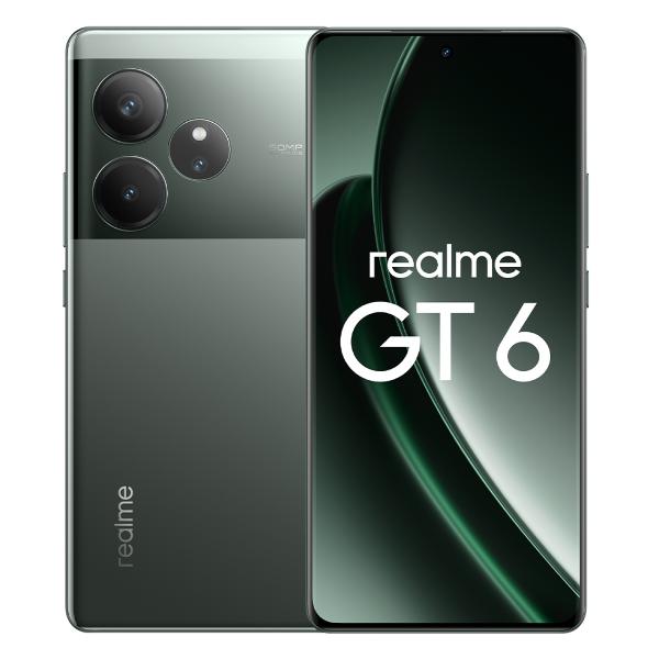 фото Смартфон gt6 12/256gb green (rmx3851) realme