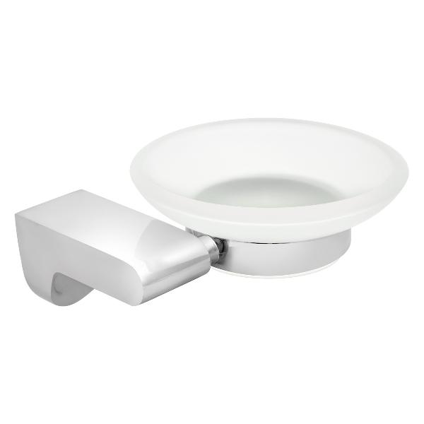 фото Мыльница mirror b-82705, хром/стекло сатин (2541.106) solinne