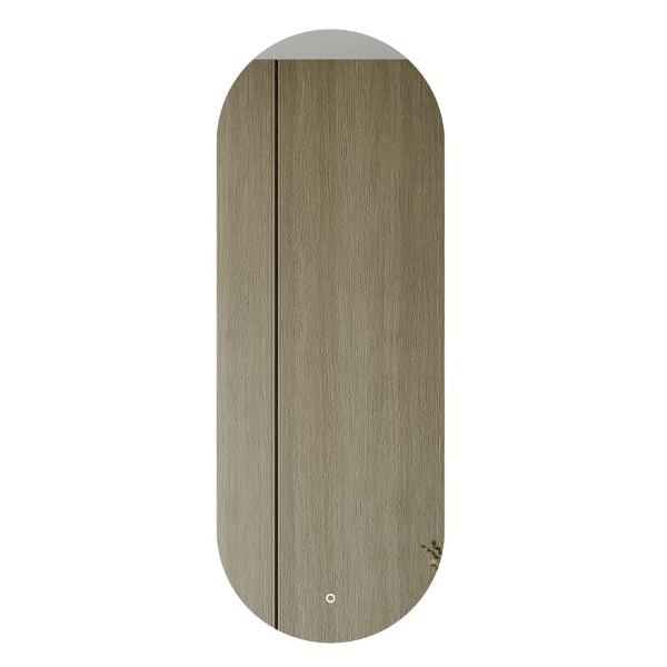 фото Зеркало nolvis nf led m, контурная холодная подсветка с сенсором, 1350х500 мм (ggl-01-m-6000-2) genglass