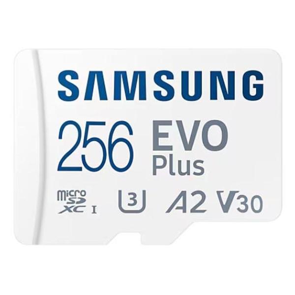 фото Карта памяти evo plus microsdxc 256gb uhs-1 u3 a2 v30, с адаптером (mb-mc256sa) samsung