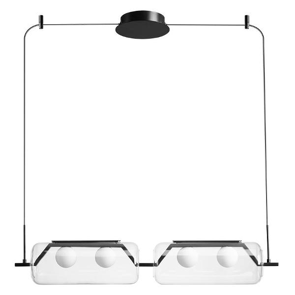 фото Светильник подвесной geneva, черный (a2341sp-2bk) arte lamp