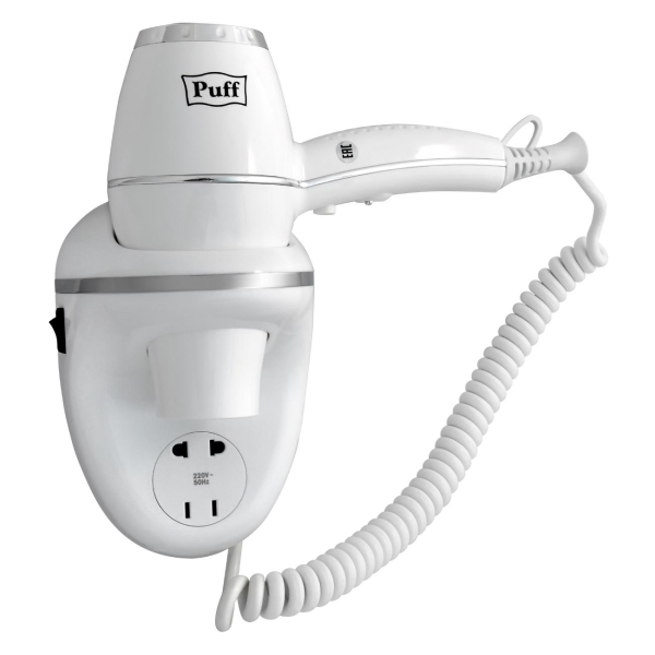 фото Фен настенный 1800в, белый (0405.011) puff