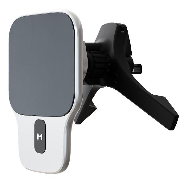 фото Автомобильное зарядное устройство prime для apple, с магнитами, совместимый с magsafe, серебристое (kit011) magssory