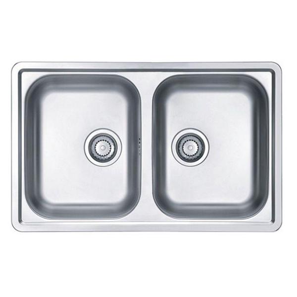 фото Мойка кухонная line 90, 790х500 мм, с сифоном nat-90 (1066751) alveus