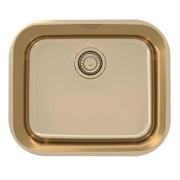 фото Мойка кухонная variant monarch 10, 480х400х180 мм bronze (1113581) alveus
