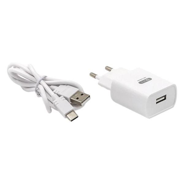 фото Сетевое зарядное устройство tu8 usb 2.0-a, белое (9222965) byz