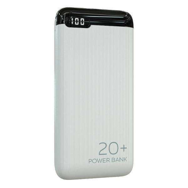 фото Внешний аккумулятор 2хusb 2.1a 20000mah white (pb19-20) more choice