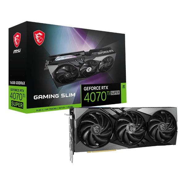 фото Видеокарта geforce rtx 4070 ti super 16g gaming slim msi