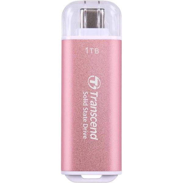 фото Внешний жесткий диск esd300 1тb pink (ts1tesd300p) transcend