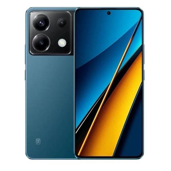 фото Смартфон poco x6 12/256gb blue xiaomi