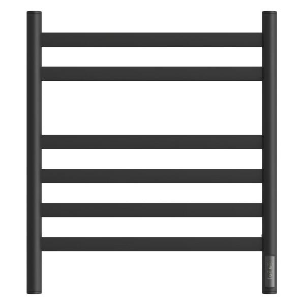 фото Полотенцесушитель электрический ophite п6 500x580 мм, диммер справа, черный (pnoh856b) point