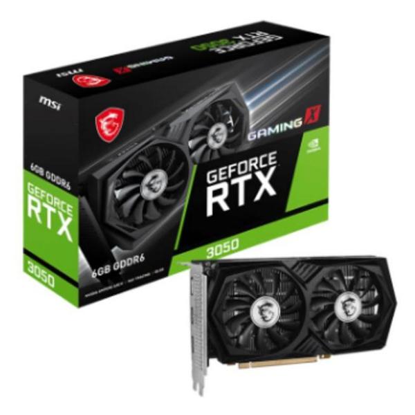 фото Видеокарта nvidia geforce rtx 3050 gaming x 6g msi