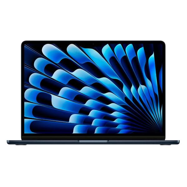 фото Ноутбук macbook air 13 m3/8/256gb midnight (mrxv3x/a) apple