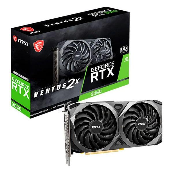 фото Видеокарта nvidia geforce rtx 3060 ventus 2x ос 12gb msi