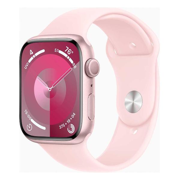 фото Смарт-часы watch series 9 41mm pink aluminium case with light pink sport band m/l (mr9h3zp/a) apple