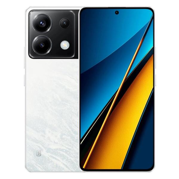 фото Смартфон poco x6 12/256gb white xiaomi