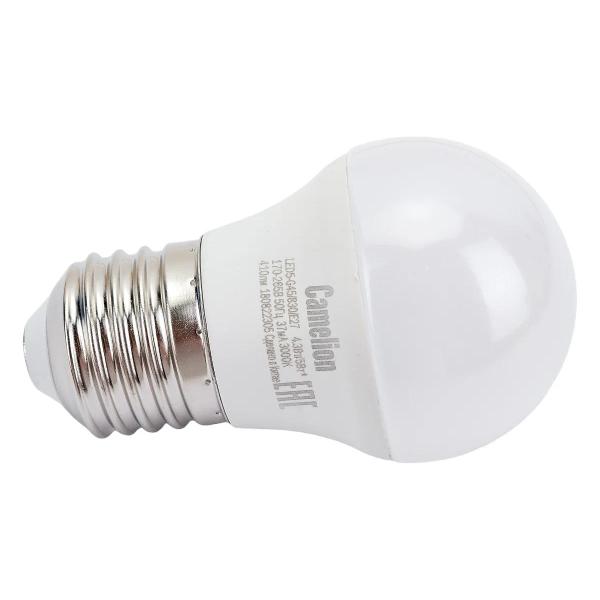 фото Светодиодные лампы 5вт, 220в, 10 шт (led5-g45/845/e14) camelion