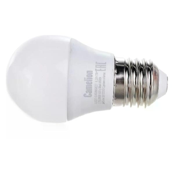 фото Светодиодные лампы 8вт, 220в, 10 шт (led8-g45/830/e14) camelion