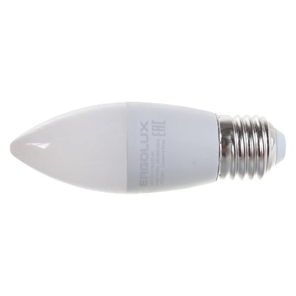 фото Светодиодные лампы "свеча" 7вт e14 3000k 172-265в, 10 шт (led-c35-7w-e14-3k) ergolux