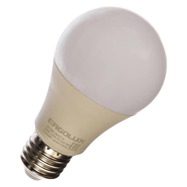 фото Светодиодные лампы "лон" 12вт e27 6500k 180-240в, 10 шт (led-a60-12w-e27-6k) ergolux