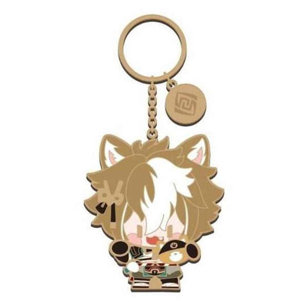 фото Брелок chibi character metal keychain: kaedehara kazuha gen194 (6974696612523) genshin impact